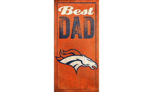 Fan Creations Wall Decor Denver Broncos Best Dad Sign