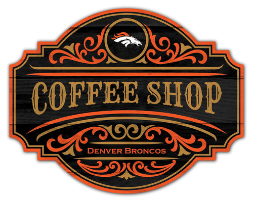 Fan Creations Home Decor Denver Broncos Coffee Tavern Sign 24in