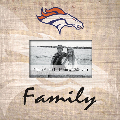 Fan Creations Home Decor Denver Broncos  Family Frame