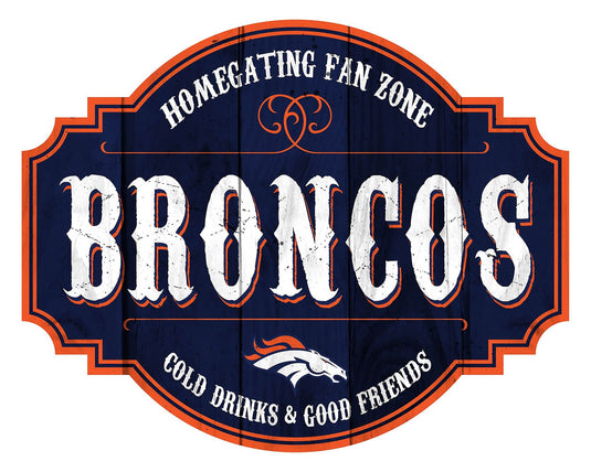 Fan Creations Home Decor Denver Broncos Homegating Tavern 12in Sign