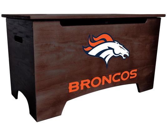 Fan Creations Home Decor Denver Broncos Logo Storage Chest