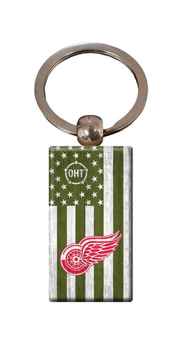 Fan Creations Home Decor Detroit Red Wings  OHT Flag Keychain