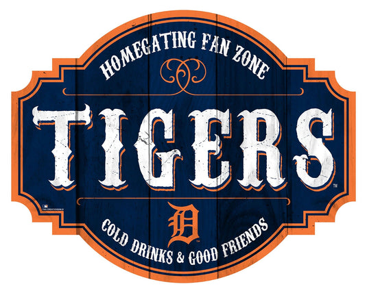 Fan Creations Home Decor Detroit Tigers Homegating Tavern 12in Sign