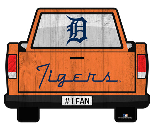 Fan Creations Home Decor Detroit Tigers Slogan Truck Back Vintage 12in
