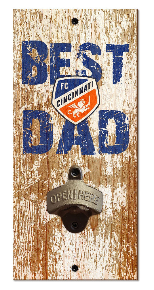 Fan Creations Home Decor FC Cincinnati  Best Dad Bottle Opener