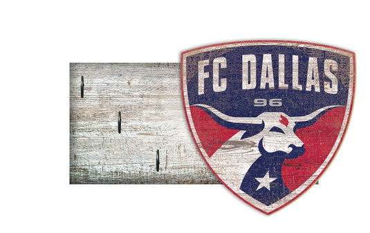 Fan Creations Wall Decor FC Dallas Key Holder 6x12