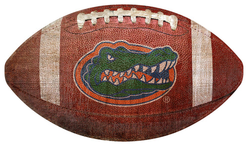 Fan Creations Wall Decor Florida 12in Football Shaped Sign