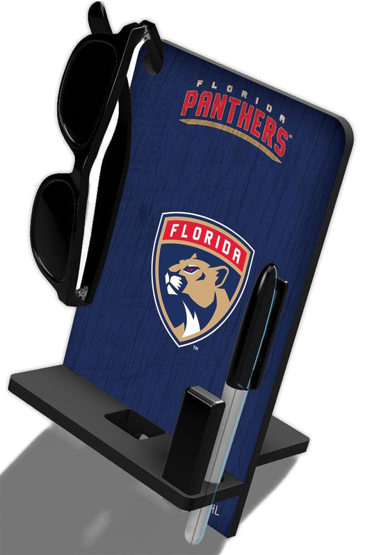 Fan Creations Wall Decor Florida Panthers 4 In 1 Desktop Phone Stand