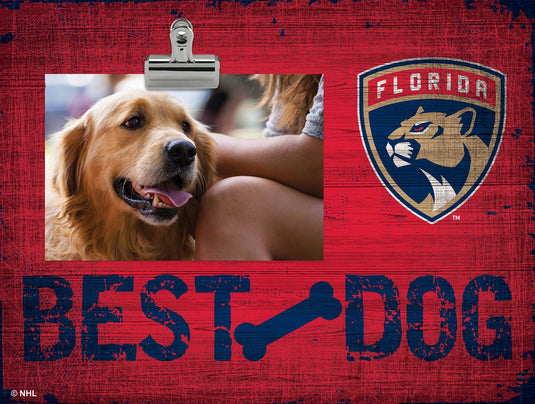 Fan Creations Desktop Stand Florida Panthers Best Dog Clip Frame