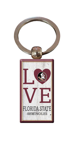 Fan Creations Home Decor Florida State  Love Keychain