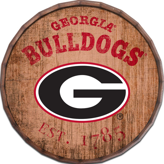 Fan Creations Home Decor Georgia  24in Established Date Barrel Top