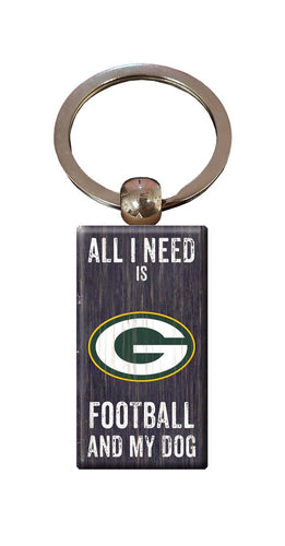 Fan Creations Home Decor Green Bay Packers  All I Need Keychain