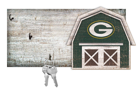 Fan Creations Wall Decor Green Bay Packers Barn Keychain Holder