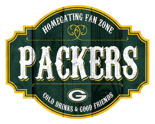 Fan Creations Home Decor Green Bay Packers Homegating Tavern 12in Sign