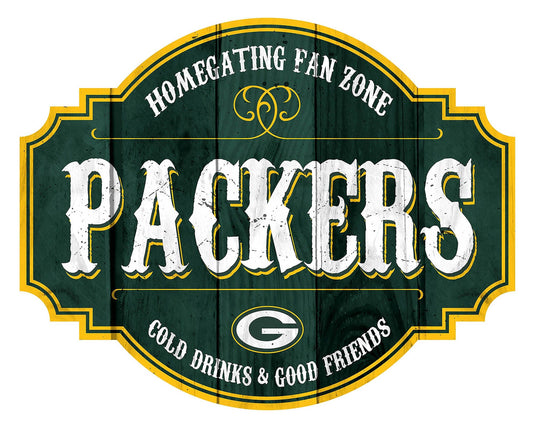 Fan Creations Home Decor Green Bay Packers Homegating Tavern 12in Sign