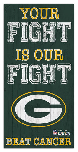 Fan Creations Home Decor Green Bay Packers Your Fight Is Our Fight 6x12