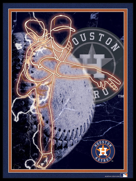 Fan Creations Wall Decor Houston Astros Neon Player 12x16