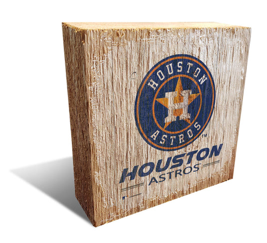 Fan Creations Desktop Stand Houston Astros Team Logo Block