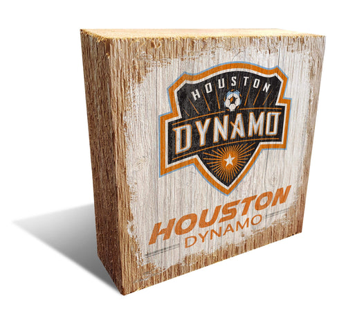 Fan Creations Desktop Stand Houston Dynamo Team Logo Block