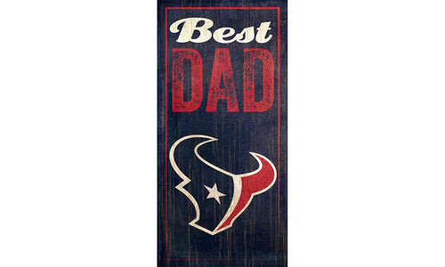 Fan Creations Wall Decor Houston Texans Best Dad Sign