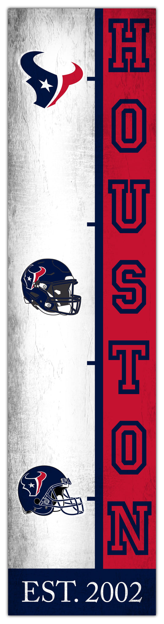 Fan Creations Home Decor Houston Texans Team Logo Progression 6x24