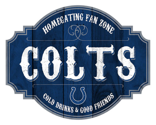 Fan Creations Home Decor Indianapolis Colts Homegating Tavern 12in Sign