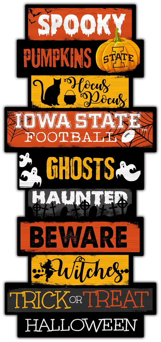 Fan Creations Home Decor Iowa State Halloween Celebration Stack