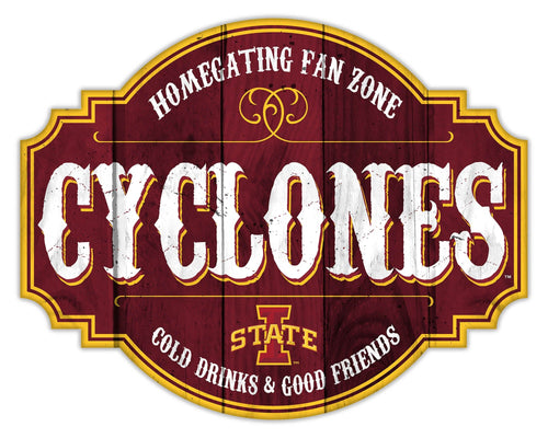 Fan Creations Home Decor Iowa State Homegating Tavern 24in Sign