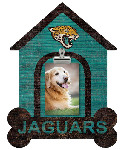Fan Creations Clip Frame Jacksonville Jaguars Dog Bone House Clip Frame