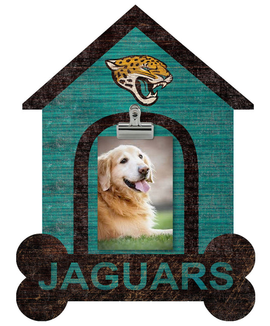 Fan Creations Clip Frame Jacksonville Jaguars Dog Bone House Clip Frame