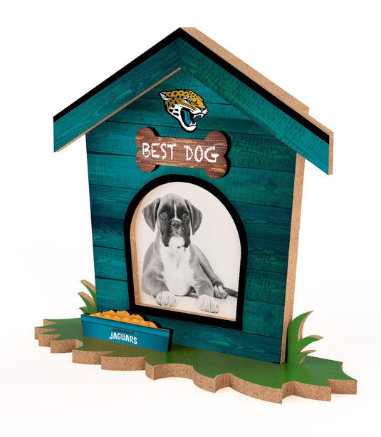 Fan Creations Home Decor Jacksonville Jaguars Dog House Frame