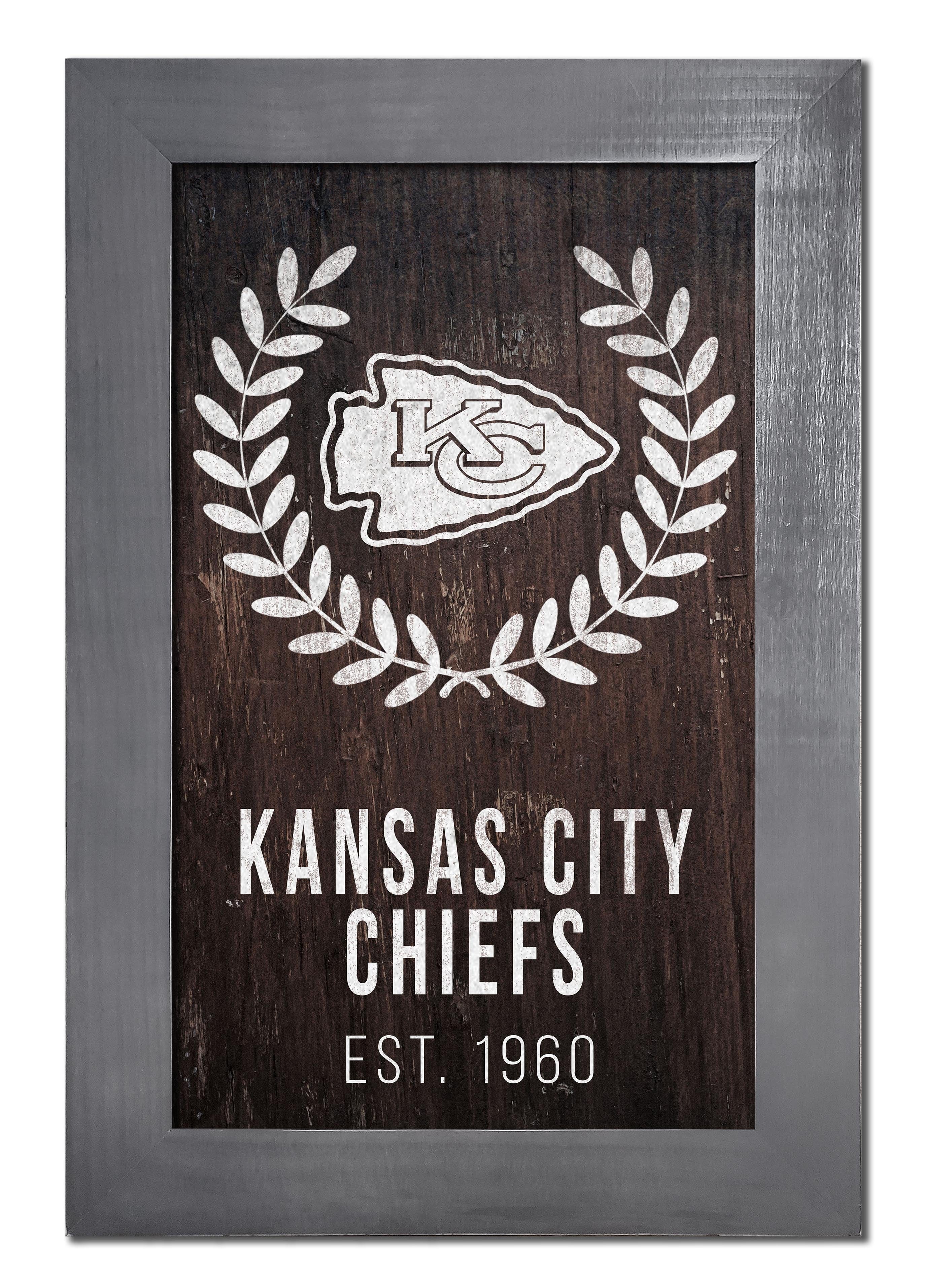 Kansas City Chiefs Laurel Wreath 11x19 – Fan Creations GA