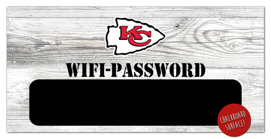 Fan Creations 6x12 Horizontal Kansas City Chiefs Wifi Password 6x12 Sign