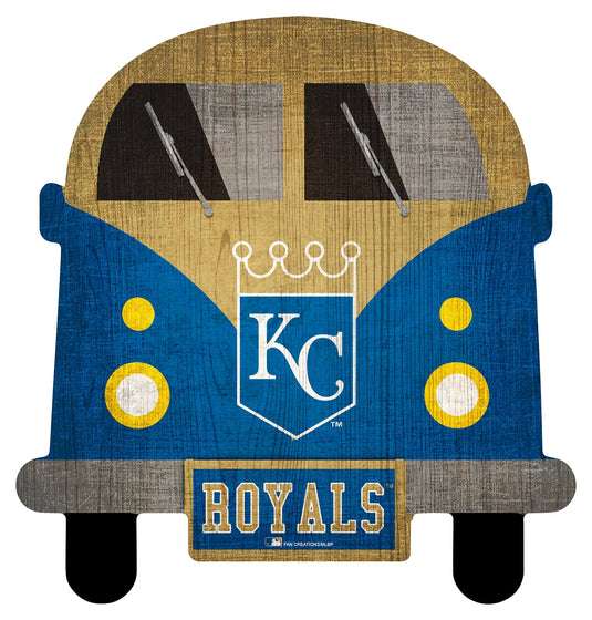 Fan Creations Wall Decor Kansas City Royals 12in Team Bus Sign