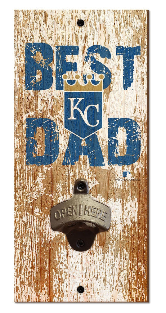 Fan Creations Home Decor Kansas City Royals  Best Dad Bottle Opener
