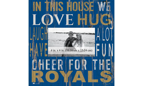 Fan Creations Home Decor Kansas City Royals  In This House 10x10 Frame
