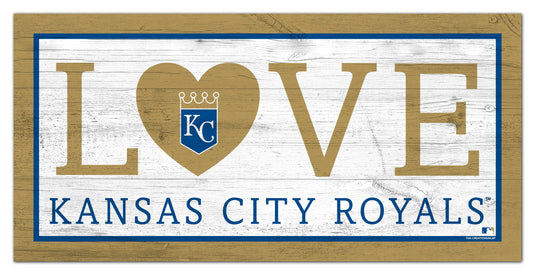 Fan Creations 6x12 Sign Kansas City Royals Love 6x12 Sign