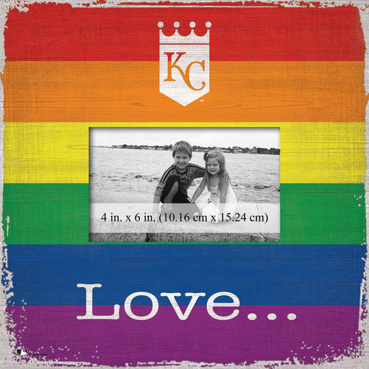 Fan Creations Home Decor Kansas City Royals  Love Pride 10x10 Frame