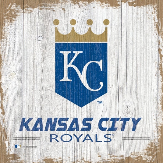Fan Creations Desktop Stand Kansas City Royals Team Logo Block