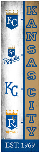 Fan Creations Home decor Kansas City Royals Team Logo Progression 6x24