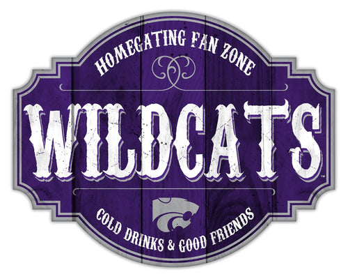 Fan Creations Home Decor Kansas State Homegating Tavern 24in Sign