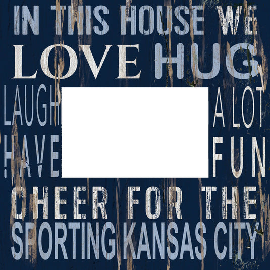 Fan Creations Home Decor LA Galaxy  In This House 10x10 Frame