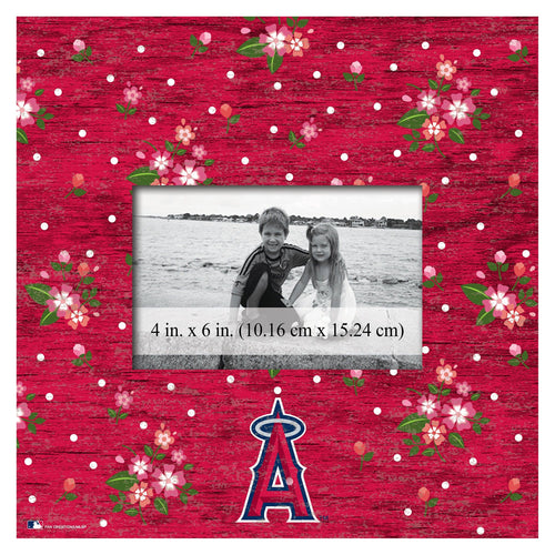 Fan Creations 10x10 Frame Los Angeles Angels Floral 10x10 Frame