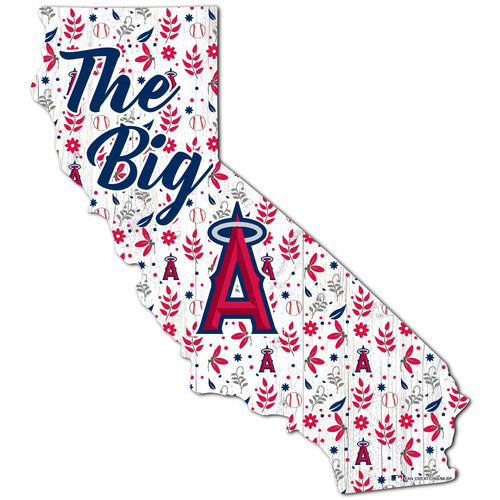 Fan Creations Wall Decor Los Angeles Angels State Sign 24in