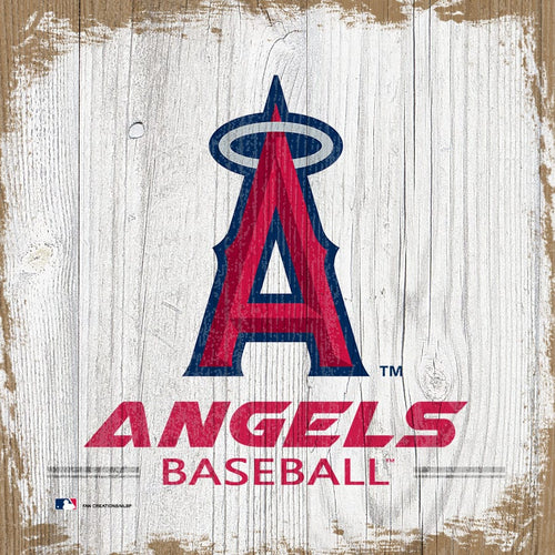 Fan Creations Desktop Stand Los Angeles Angels Team Logo Block