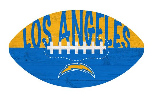 Fan Creations Home Decor Los Angeles Chargers City Football 12in