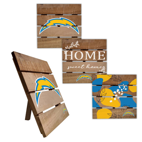 Fan Creations Home Decor Los Angeles Chargers Trivet Hot Plate Set of 4 (2221,2222,2122x2)