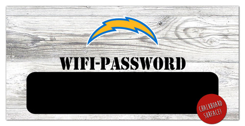 Fan Creations 6x12 Horizontal Los Angeles Chargers Wifi Password 6x12 Sign