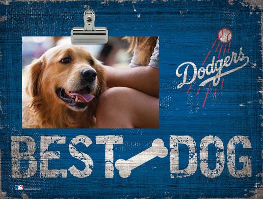 Fan Creations Desktop Stand Los Angeles Dodgers Best Dog Clip Frame