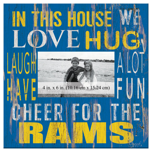 Fan Creations Home Decor Los Angeles Rams  In This House 10x10 Frame
